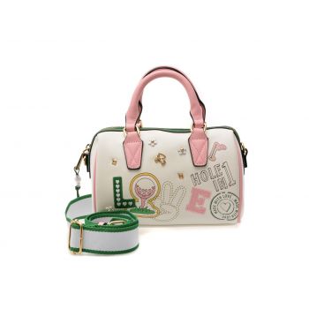 Geanta ALDO alba, FISNEY 116, din piele ecologica