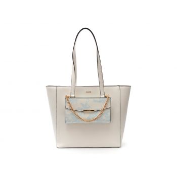 Geanta ALDO alba, KOABAENN 100, din piele ecologica