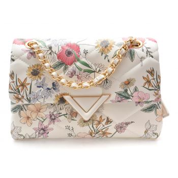 Geanta ALDO alba, LUNARIA 540, din piele ecologica