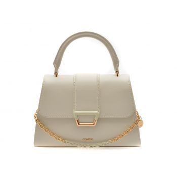 Geanta ALDO alba, MALLILA 121, din piele ecologica