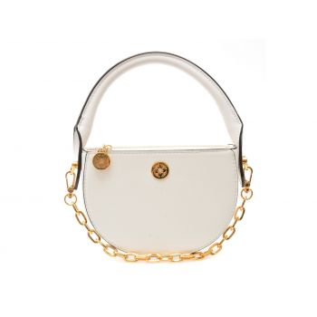 Geanta ALDO alba, QUINNIE 100, din piele ecologica