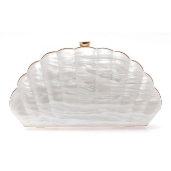 Geanta ALDO alba, SHESHELL 110, din pvc