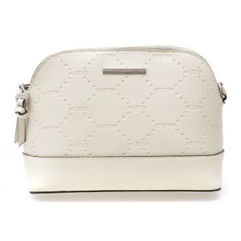 Geanta ALDO alba, TEASSII 115, din piele ecologica