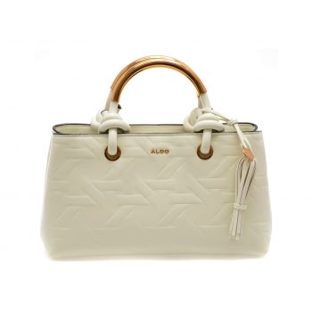Geanta ALDO alba, YERIN 270, din piele ecologica