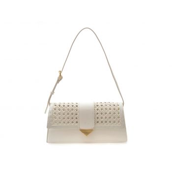 Geanta ALDO alba, ZENITH PURSE 135, din piele ecologica