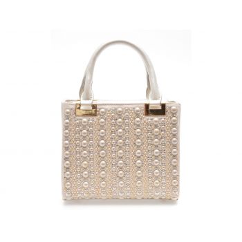 Geanta ALDO bej, PEARLEYE 981, din piele ecologica