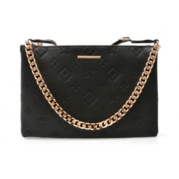 Geanta ALDO neagra, ALBAERIA 001, din piele ecologica