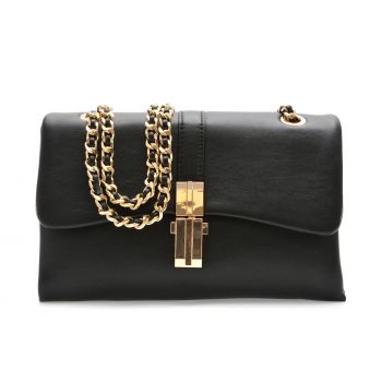 Geanta ALDO neagra, ALICIE 001, din piele ecologica