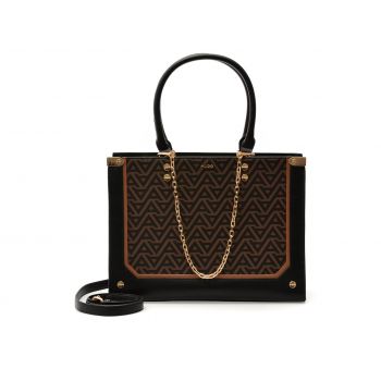 Geanta ALDO neagra, CATYLA 900, din piele ecologica