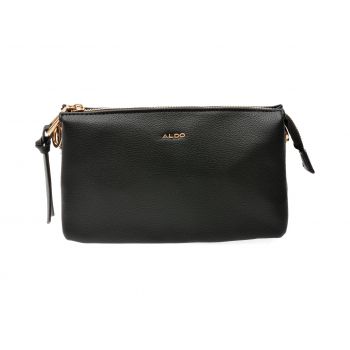 Geanta ALDO neagra, CIALY 001, din piele ecologica