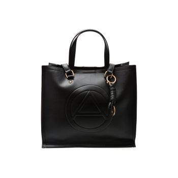 Geanta ALDO neagra, CUSTANCE 001, din piele ecologica