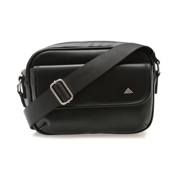 Geanta ALDO neagra, GUSTEL 007, din piele ecologica