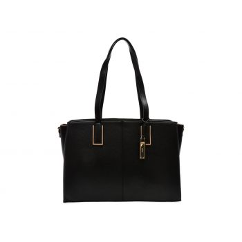 Geanta ALDO neagra, HAOREDIA 001, din piele ecologica