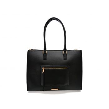 Geanta ALDO neagra, LABOURIER 001, din piele ecologica