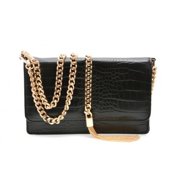 Geanta ALDO neagra, LILITHA 001, din piele ecologica