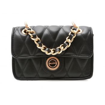 Geanta ALDO neagra, LOUBELLA 001, din piele ecologica