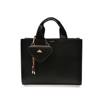 Geanta ALDO neagra, MTL72TOTE 001, din piele ecologica