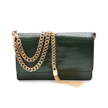 Geanta ALDO verde, LILITHA 300, din piele ecologica