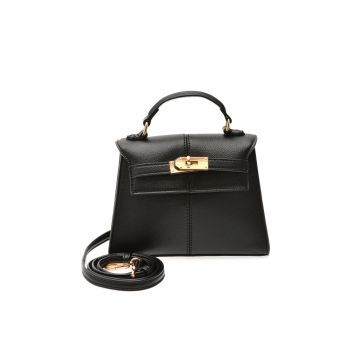 Geanta CALL IT SPRING neagra, RIILEYY 001, din piele ecologica de firma originala