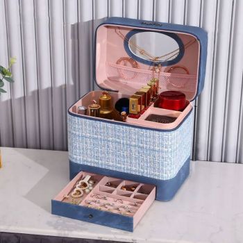 Geanta cosmetice, Waverly AC009, Albastru