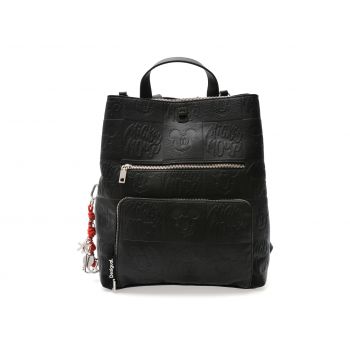 Geanta DESIGUAL negru, WAKP02, din piele ecologica