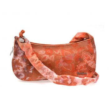 Geanta DESIGUAL portocalie, WAXA23, din material textil de firma originala
