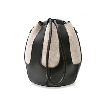 Geanta EPICA alb-negru, 2, din material textil