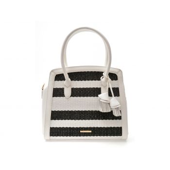 Geanta EPICA alba, 118, din piele ecologica