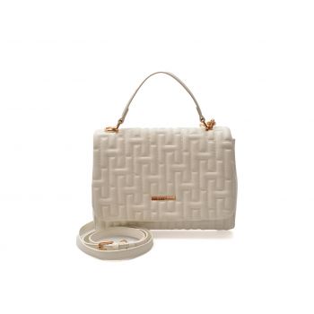 Geanta EPICA alba, 8768, din piele ecologica