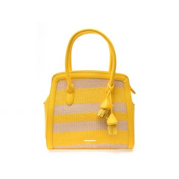 Geanta EPICA galbena, 118, din piele ecologica