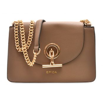 Geanta EPICA gri, 7011, din piele ecologica