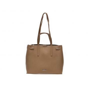 Geanta EPICA gri, 8590, din piele ecologica