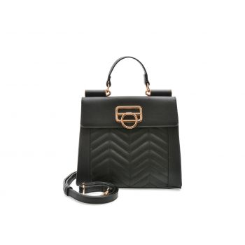 Geanta EPICA neagra, 23616, din piele ecologica