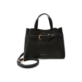 Geanta EPICA neagra, 6027, din piele ecologica