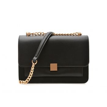 Geanta EPICA neagra, 6077, din piele ecologica