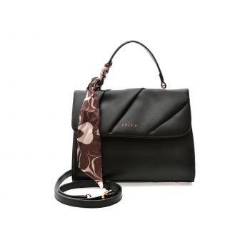 Geanta EPICA neagra, 8028, din piele ecologica