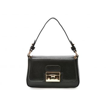 Geanta EPICA neagra, HSY66, din piele ecologica