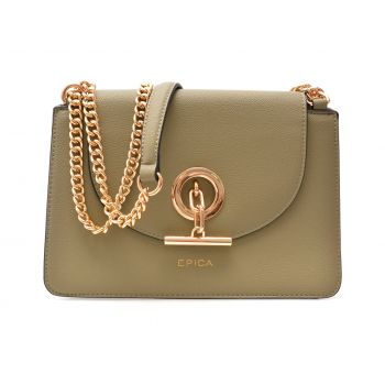 Geanta EPICA verde, 7011, din piele ecologica