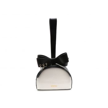 Geanta GRYXX alb-negru, 1803201, din piele ecologica