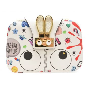 Geanta GRYXX alba, 1720, din piele ecologica