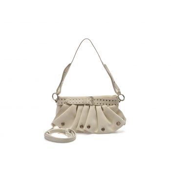 Geanta GRYXX alba, 8597, din piele ecologica