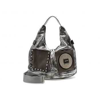 Geanta GRYXX gri, 6379, din piele ecologica