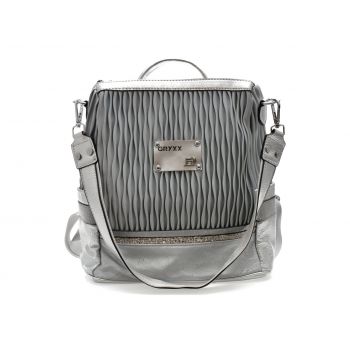 Geanta GRYXX gri, 6421, din piele ecologica