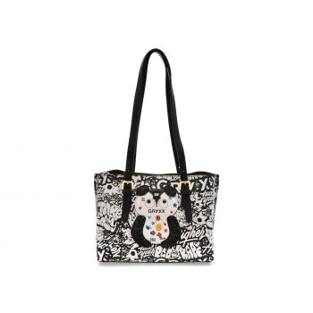 Geanta GRYXX neagra, 2640, din piele ecologica