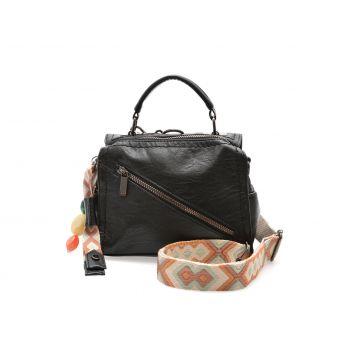 Geanta GRYXX neagra, 7662, din piele ecologica