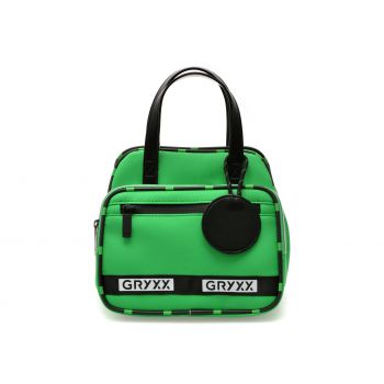 Geanta GRYXX verde, 2280, din piele ecologica