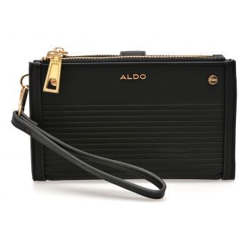 Portofel ALDO negru, BANAETERIEL 001, din piele ecologica