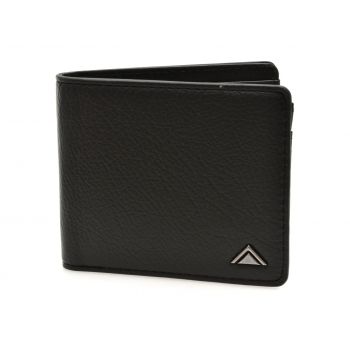 Portofel ALDO negru, GREYLAG 008, din piele ecologica