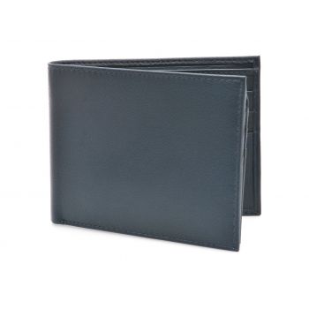 Portofel bleumarin, 11008, din piele naturala