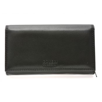 Portofel COVERI COLLECTION negru, 808155, din piele naturala